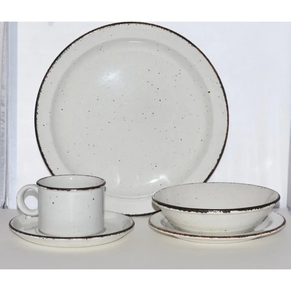 STONEHENGE Midwinter Creation Dinner Plate Desert Plate Bowl Mug/Saucer 5pc MCM